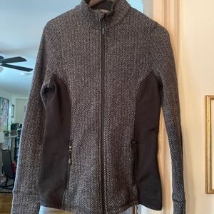 Eddie Bauer zip up sports sweater/cardigan.
